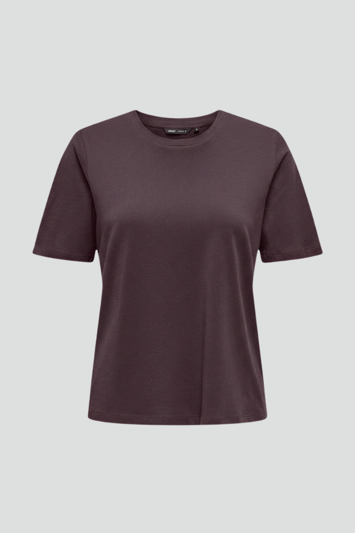Women T-Shirt with Round Neckline and Short Sleeves