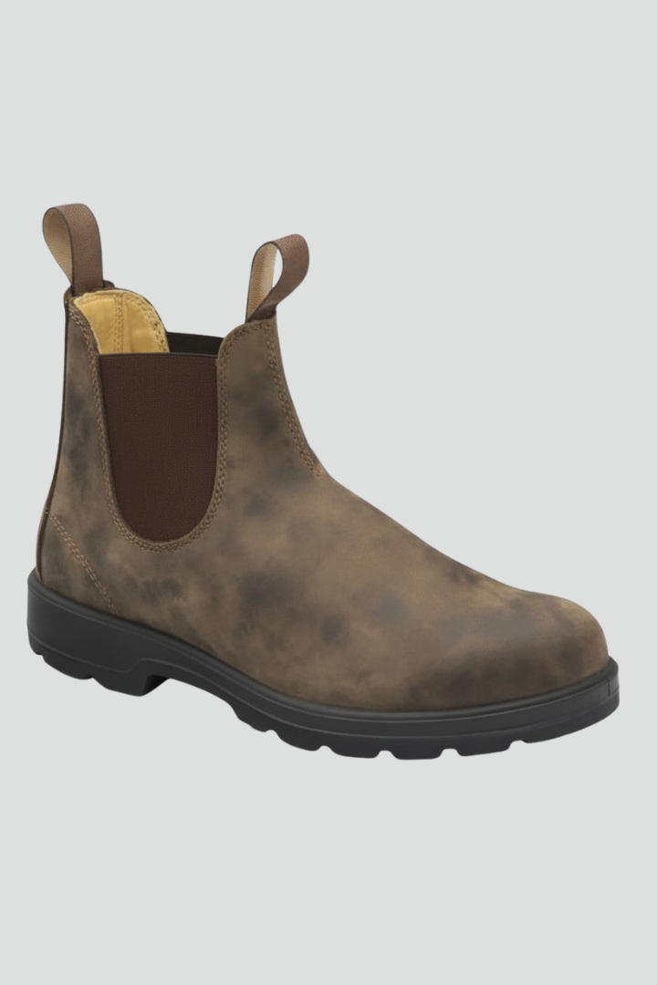Women's Chelsea Boots with Elastic Panels and Pull Tabs