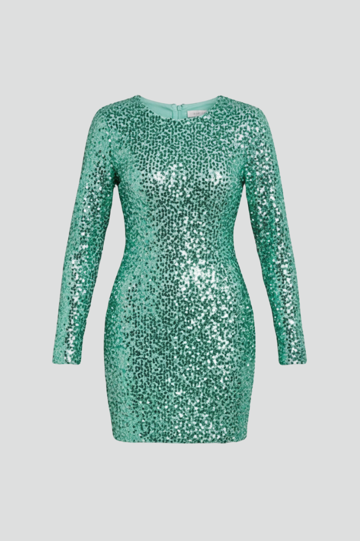 Women’s Mini Dress with V Neckline and Open Back