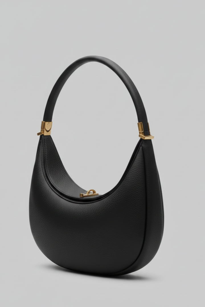 Women’s Half-Curve Shoulder Bag with Single Strap