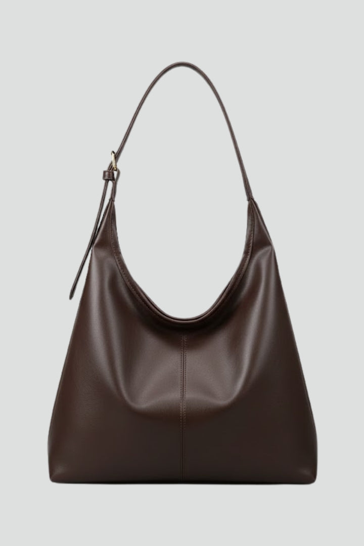 Women’s Tote Bag with Faux Outer and Large Inner Pocket